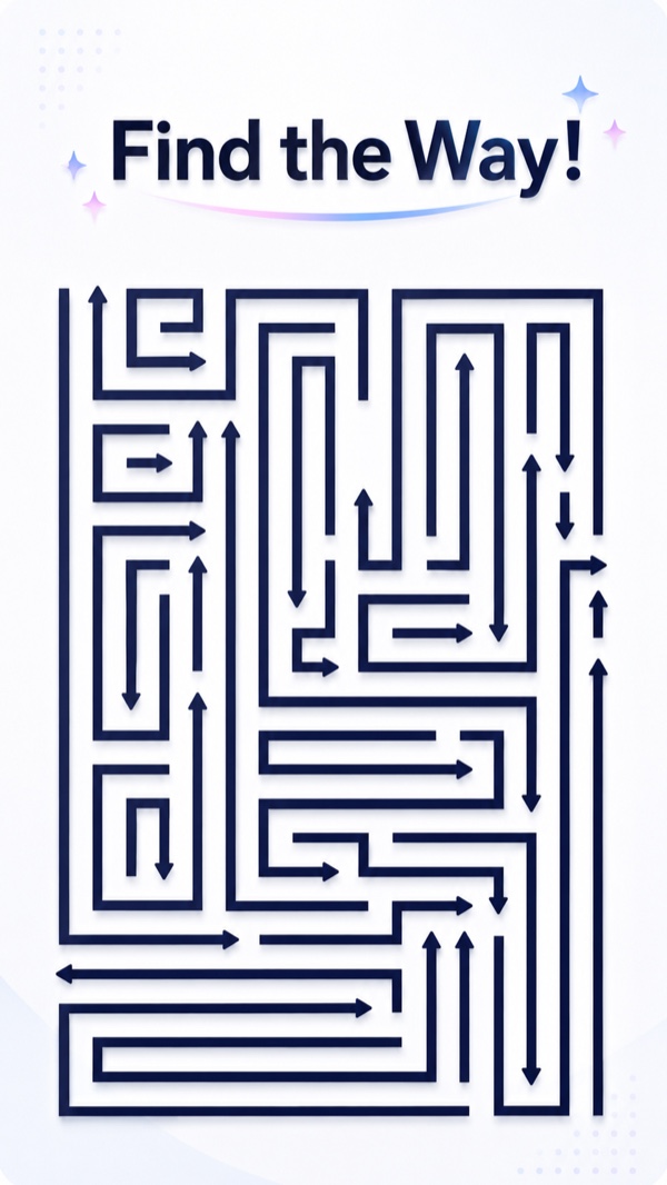 Find the Way puzzle level in Arrow Pop